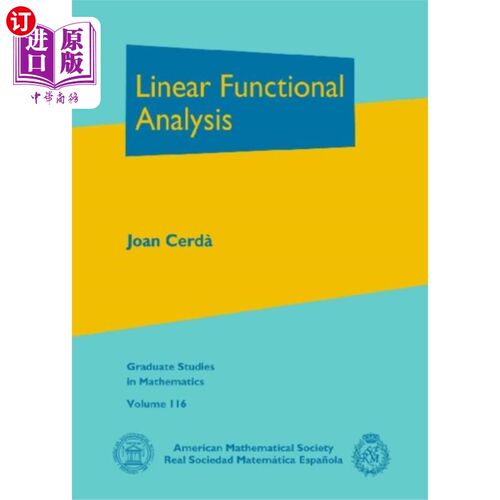 海外直订Linear Functional Analysis 线性泛函分析