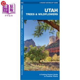 海外直订Utah Trees & Wildflowers: A Folding Pocket Guide to Familiar Plants 犹他州树木和野花:熟悉植物的折叠口袋指南