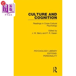 Readings 文化与认知 and 跨文化心理学读本 Psychology Cognition Cultural 海外直订Culture Cross