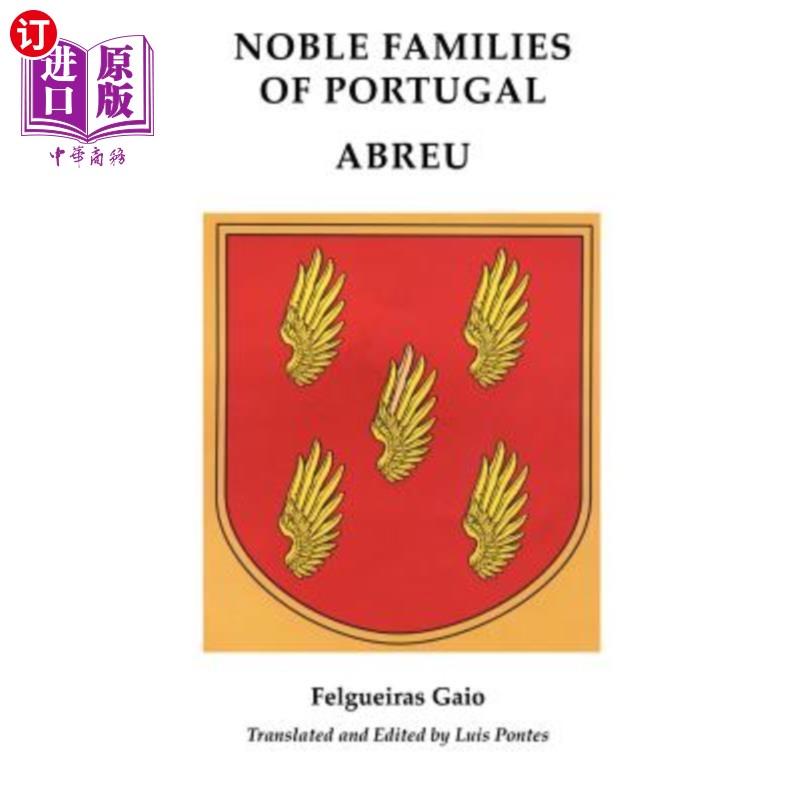 海外直订Noble Familiesof Portugal/ Abreu葡萄牙贵族家庭