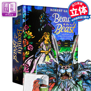 Pop 迪士尼经典 英文原版 诠释不一样 the 童话故事 中商原版 Beauty and Beast 预售 爱情 美女与野兽 立体书