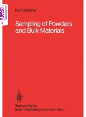 海外直订Sampling of Powders and Bulk Materials 粉末和散装材料的取样