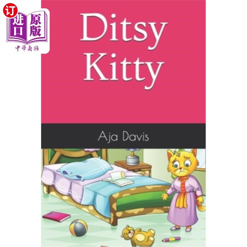 海外直订Ditsy Kitty 愚蠢的猫