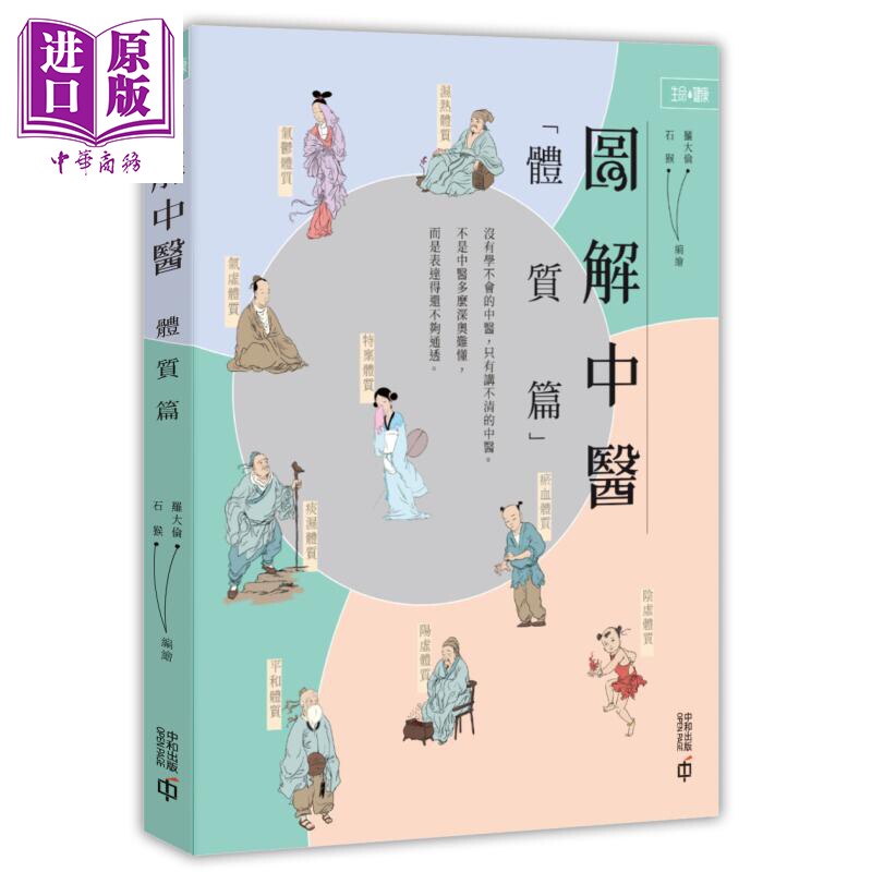 图解中医体质篇 港台原版 罗大伦 石猴 香港中和出版 中医学 中医养生【中商原版】