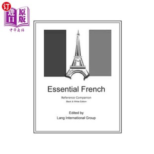 White Reference 参考指南：黑白版 基本法语 Edition Black Companion French 海外直订Essential