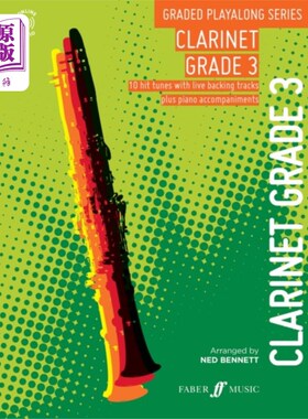 海外直订Graded Playalong Series: Clarinet Grade 3 分级演奏系列:单簧管三级