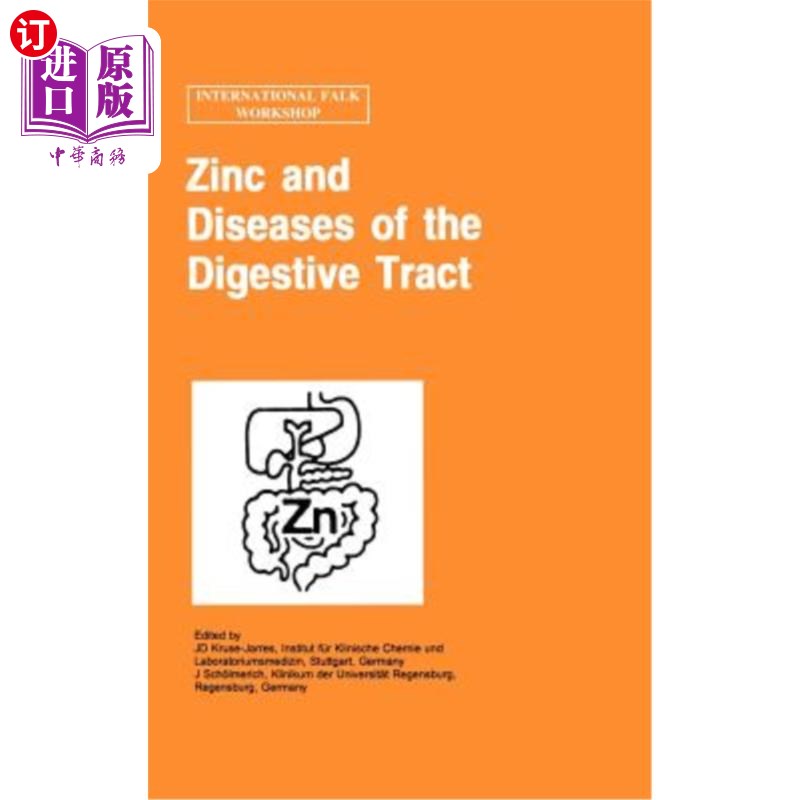 海外直订医药图书Zinc and Diseases of the Digestive Tract 锌与消化道疾病