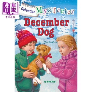 英文原版 12月 Mysteries Calendar 月份 December 12岁 小初文学 狗 AtoZ姐妹篇儿童故事章节书 Dog 中商原版 秘密