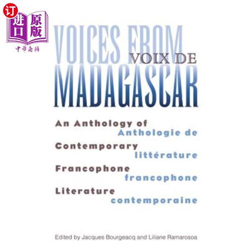海外直订Voices from Madagascar Voix de Madagascar: An Anthology of Contemporary Francoph 马达加斯加之声马达加斯加之