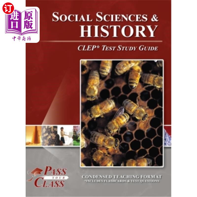 海外直订Social Sciences and History CLEP Test Study Guide 社会科学和历史CLEP考试学习指南