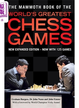 猛犸象世界国际象棋游戏大全 英文原版 The Mammoth Book of the Worlds Greatest Chess Games【中商原版】