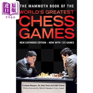 Worlds 英文原版 猛犸象世界国际象棋游戏大全 Greatest 中商原版 Mammoth Games The Book Chess the