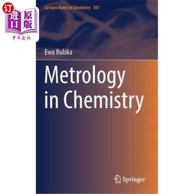 海外直订Metrology in Chemistry 化学计量学