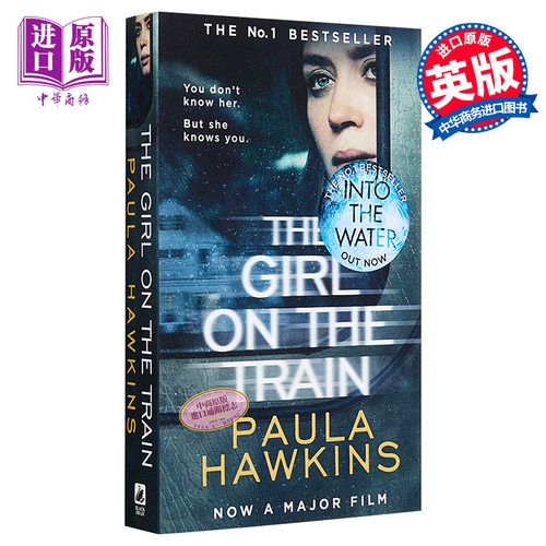 预售 【中商原版】火车 列车上的女孩 电影版小说 英文原版The Girl on the Train 震撼全球文壇