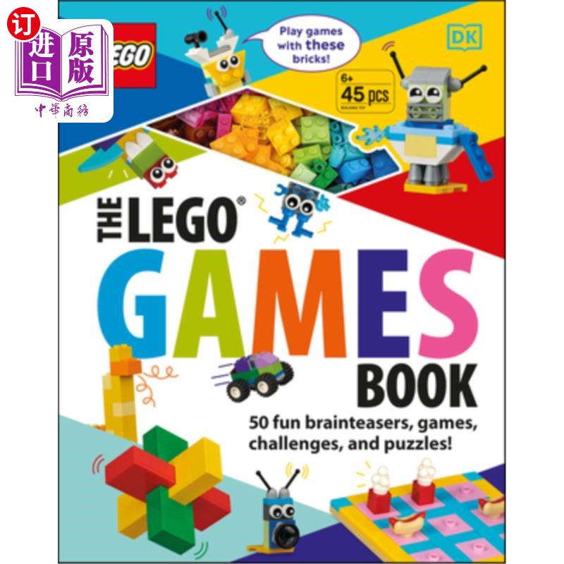 海外直订The Lego Games Book: 50 Fun Challenges, Brainteasers, Puzzles and Games 乐高游戏书:50个有趣的挑战,脑筋急