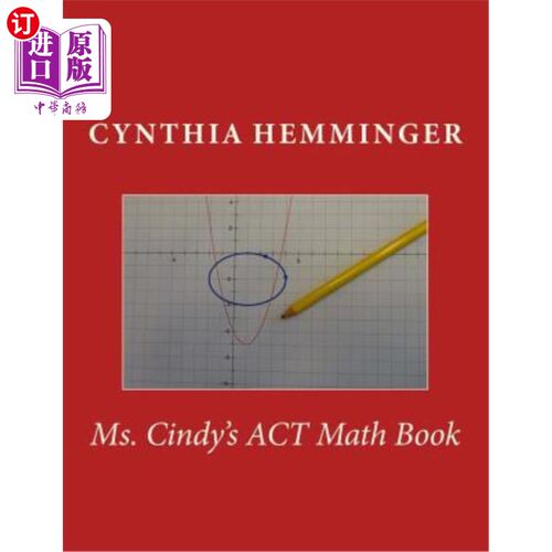 海外直订Ms. Cindy's ACT Math Book 辛迪女士的行为数学书