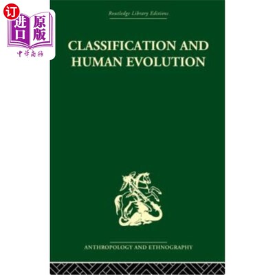 海外直订Classification and Human Evolution 分类与人类进化