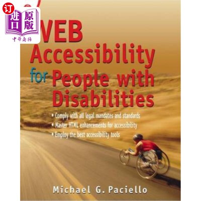 海外直订Web Accessibility for People with Disabilities 为残疾人士提供无障碍网页服务