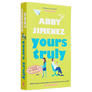 预售 艾比希门尼斯 我 鄙人 英文原版 Yours Truly Abby Jimenez 北美晋江文学爱情小说言情小说 都市爱情流行小说