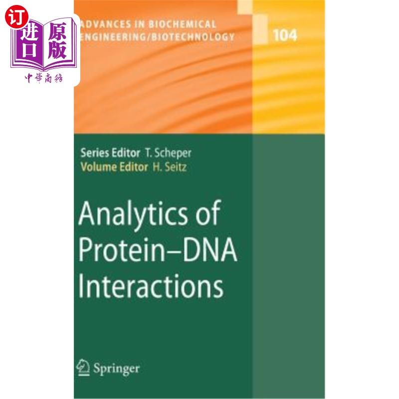 海外直订Analytics of Protein-DNA Interactions 蛋白质- dna相互作用分析