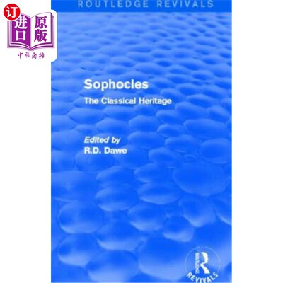 海外直订Sophocles (Routledge Revivals): The Classical Heritage 索福克勒斯(劳特利奇复兴):古典遗产