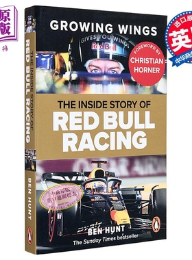成长的翅膀 红牛车队的幕后故事 Growing Wings The inside story of Red Bull Racing 英文原版 Ben Hunt F1【中商原版】