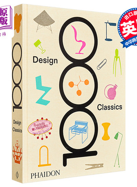 预售 1000 Design Classics 进口艺术 1000个设计经典 Phaidon 工业产品设计【中商原版】