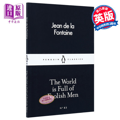 现货 LBS 83 The World is Full of Foolish Men 英文原版 小黑书: 83 拉封丹 世界充斥着傻子 经典名著 La Fontaine【中商原版】