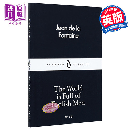LBS 83 The World is Full of Foolish Men 英文原版 小黑书: 83 拉封丹 世界充斥着傻子 经典名著 La Fontaine【中商原版】