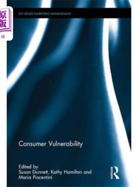 海外直订Consumer Vulnerability 消费者的弱点