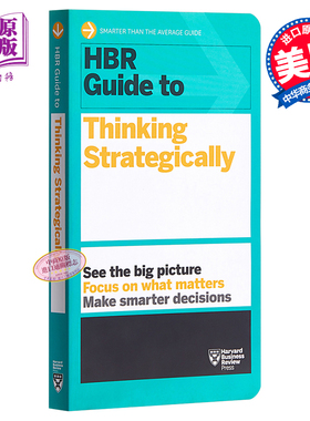 哈佛商业评论策略性思考指南 哈佛商业评论指南系列英文原版 HBR Guide to Thinking Strategically HBR Guide Series【中商?