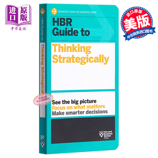 哈佛商业评论指南系列英文原版 哈佛商业评论策略性思考指南 Series Guide Strategically HBR Thinking 中商?