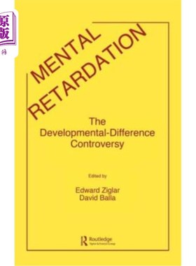 海外直订Mental Retardation: The Developmental-Difference Controversy 智力迟钝：发展差异的争论