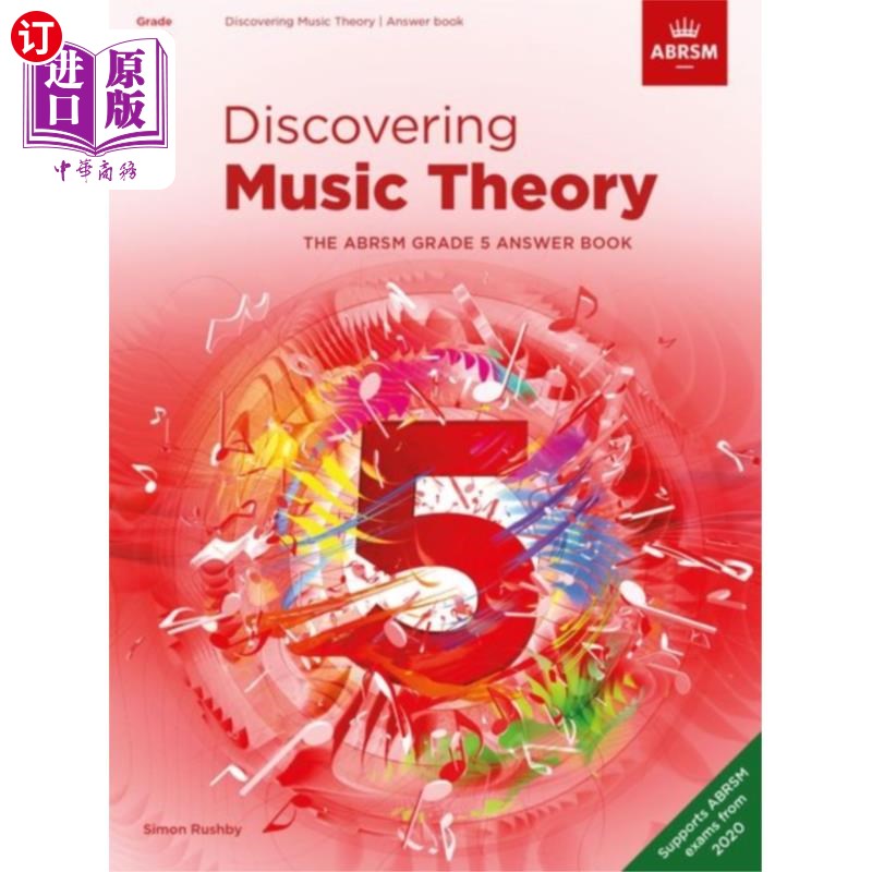 海外直订Discovering Music Theory, The ABRSM Grade 5 Answ... 《发现乐理》，英国ABRSM五年级答题书
