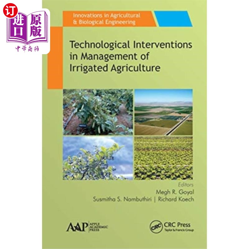 海外直订Technological Interventions in Management of Irr... 灌溉农业管理中的技术干预