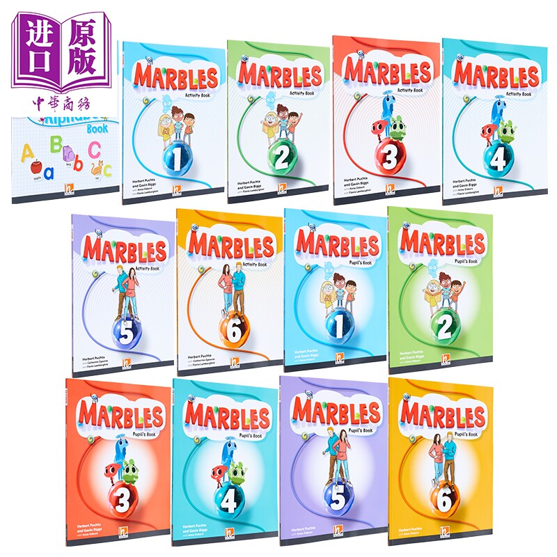 黑布林少儿英语课程 学生用书活动手册教师用书合集Marbles Pupil s Book Activity Book A1/A1+ 剑桥YLE考试适用【中商原版】