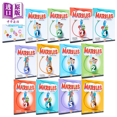 黑布林少儿英语课程 学生用书活动手册教师用书合集Marbles Pupil s Book Activity Book A1/A1+ 剑桥YLE考试适用【中商原版】