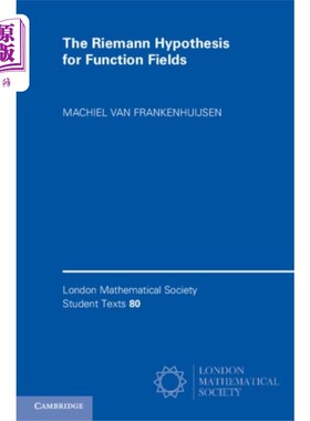 海外直订The Riemann Hypothesis for Function Fields: Frobenius Flow and Shift Operators 函数场的黎曼假设：Frobeniu