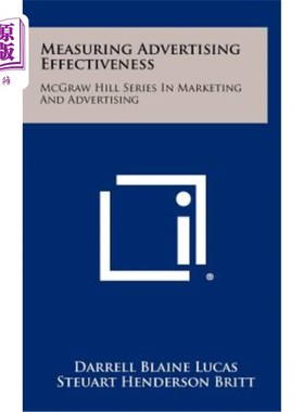 海外直订Measuring Advertising Effectiveness: McGraw Hill Series in Marketing and Adverti 衡量广告效果：营销与广告中