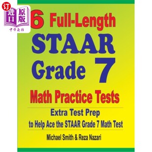 Math Help Full Practice STAAR Ace Tests the Test Grade Prep Length 海外直订6 6个完整 Extra