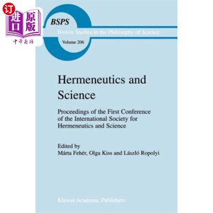 海外直订Hermeneutics and Science 解释学与科学