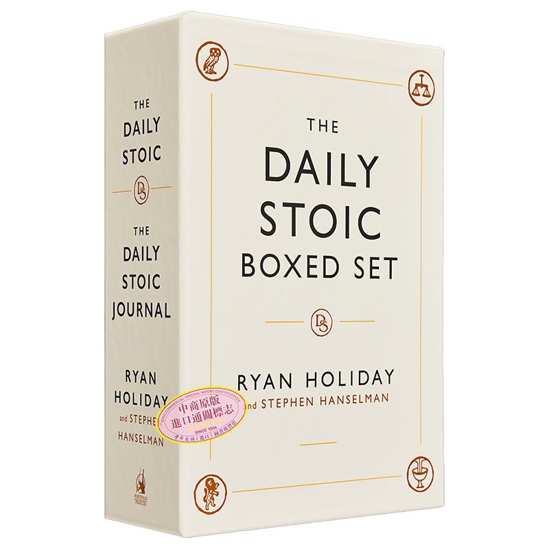 每日斯多葛套装 The Daily Stoic Boxed Set 英文原版 Ryan Holiday 古老哲学与智慧 实践【中商原版】