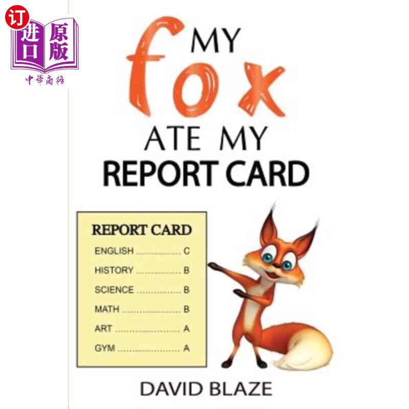 海外直订My Fox Ate My Report Card 我的狐狸吃了我的成绩单