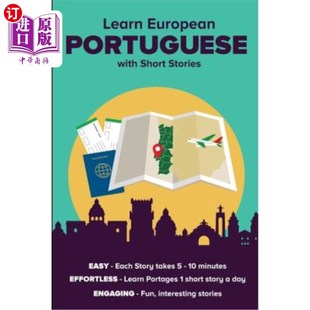 Access 学习欧洲葡萄牙语和短篇故事： with Free Index Stories Portuguese Short Included 海外直订Learn Cards European
