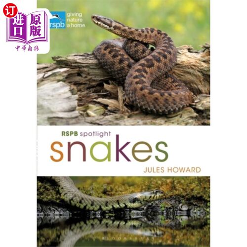 海外直订RSPB Spotlight Snakes RSPB聚光灯蛇