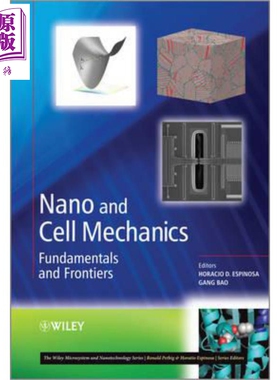 现货 纳米与细胞力学 Nano And Cell Mechanics Horacio Espinosa 英文原版 中商原版 Wiley【中商原版】