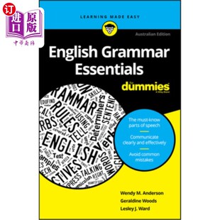 海外直订English Grammar Ess FD AUS REF 傻瓜英语语法要领澳版更新