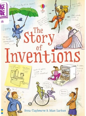 预售 发明的故事 Story of Inventions 英文原版 儿童科普故事绘本 科学发明知识百科读物 进口图书 8-11岁 儿童读物【中商原版】