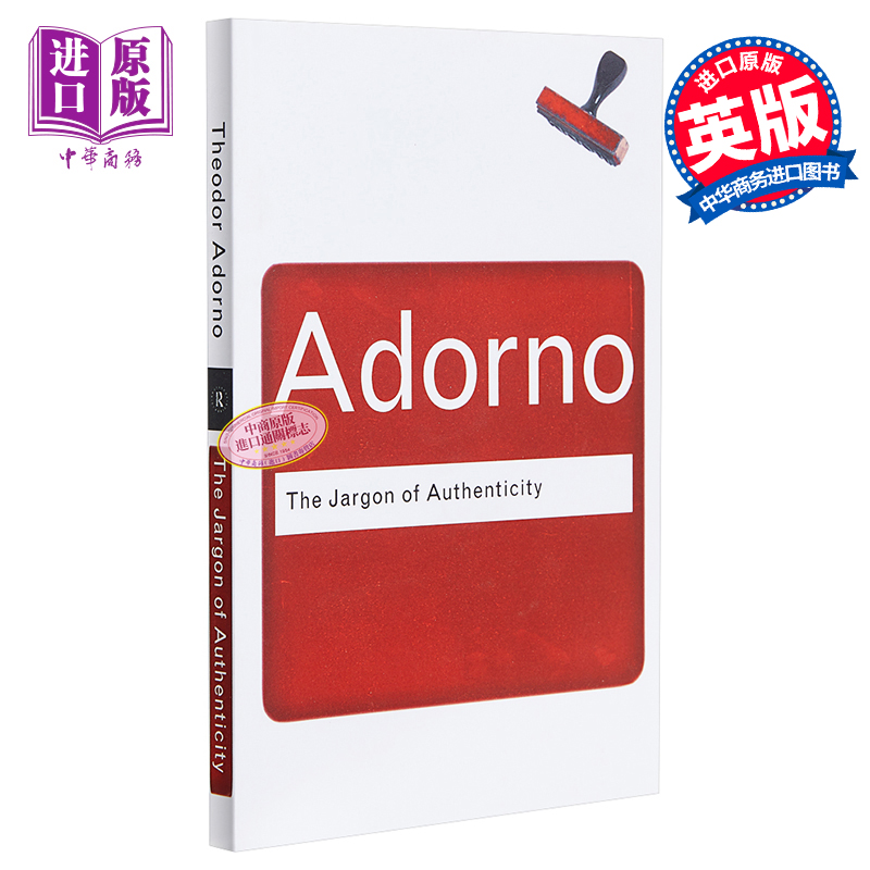 【中商原版】The Jargon of Authenticity 真实性的隐喻 /阿多诺 英文原版