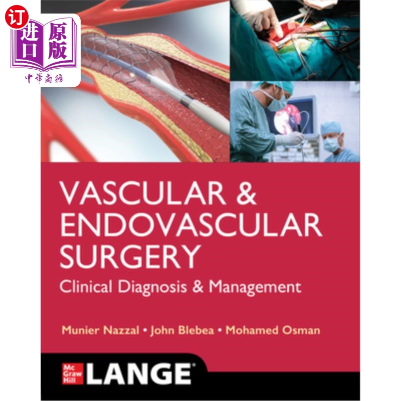 海外直订医药图书Lange Vascular and Endovascular Surgery: Clinical Diagnosis and Management 兰格血管和血管内手术:临